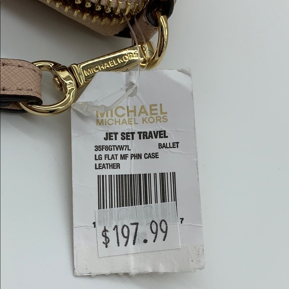 MICHAEL KORS JET SET TRAVEL LG FLAT MF PHN CASE - Picture 16 of 16